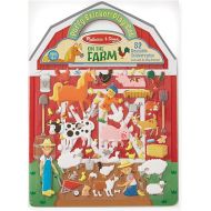 Melissa & Doug Puffy Sticker Play Set - On the Farm - 52 Reusable Stickers, 2 Fold-Out Scenes - FSC Certified