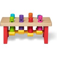 Melissa & Doug Deluxe Pounding Bench Wooden Toy With Mallet - STEAM Toddler Toy