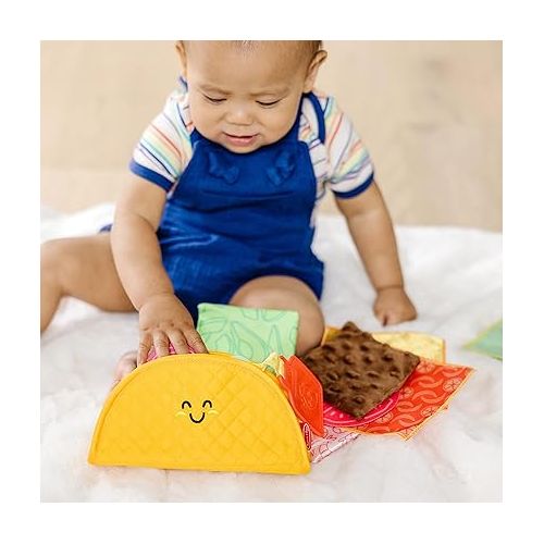  Melissa & Doug Multi-Sensory Soft Taco Fill & Spill Infant Toys For Babies, Baby Toys For Ages 6 Months And Older