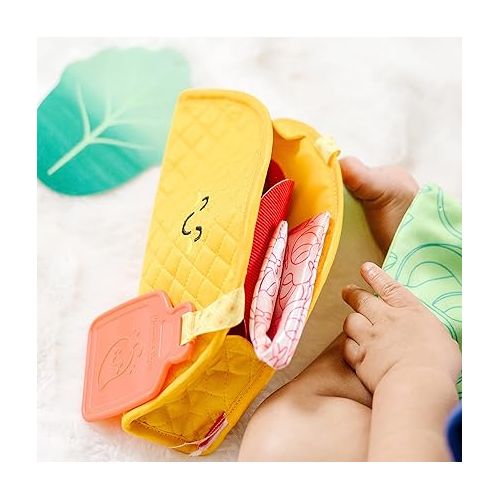  Melissa & Doug Multi-Sensory Soft Taco Fill & Spill Infant Toys For Babies, Baby Toys For Ages 6 Months And Older