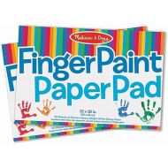 Melissa & Doug Finger Paint Paper Pad (12 x 18 inches) - 50 Sheets, 2-Pack - FSC Certified