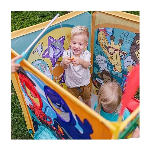  Melissa & Doug Fun at The Fair! Game Center Play Tent - 4 Sides of Activities