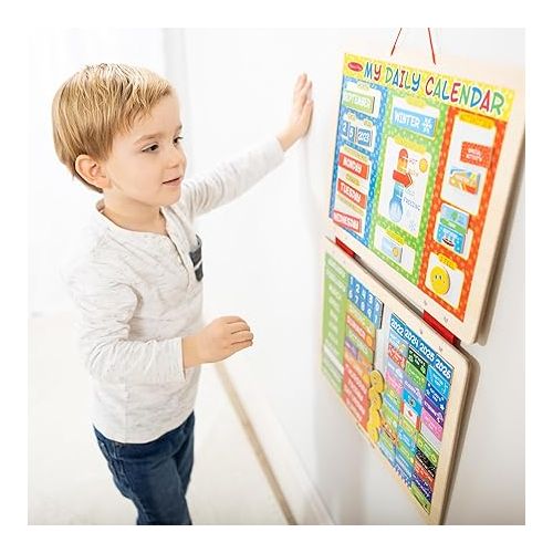  Melissa & Doug My First Daily Magnetic Activities Calendar For Kids, Weather And Seasons Calendar For Preschoolers and Ages 3+ (Pack of 1)