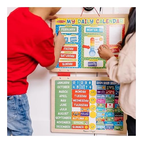  Melissa & Doug My First Daily Magnetic Activities Calendar For Kids, Weather And Seasons Calendar For Preschoolers and Ages 3+ (Pack of 1)