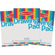 Melissa & Doug Drawing Paper Pad (9 x 12 inches) - 50 Sheets, 3-Pack - FSC Certified