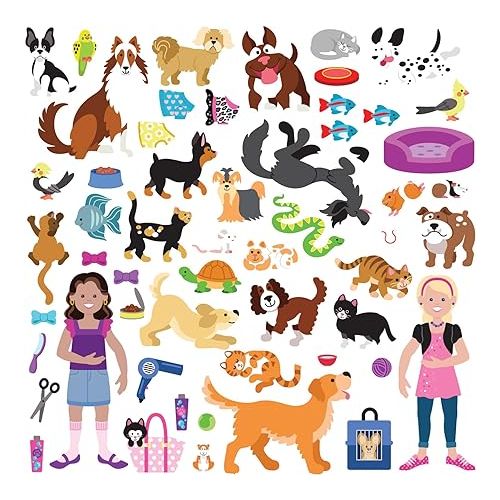  Melissa & Doug Pet Shop Puffy Sticker Set With 115 Reusable Stickers - FSC Certified