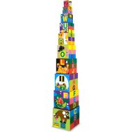 Melissa & Doug Deluxe 10-Piece Alphabet Nesting and Stacking Blocks - FSC Certified
