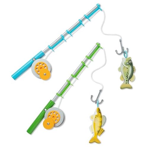  Melissa & Doug Let’s Explore Fishing Play Set - 21 Pieces - FSC Certified