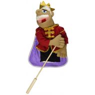 Melissa & Doug King Puppet with Detachable Wooden Rod (Puppets & Puppet Theaters, Animated Gestures, Inspires Creativity, 15” H x 5” W x 6.5” L)