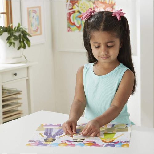  Melissa & Doug Reusable Sticker Pads Set: Fairies, Princess Castle, Play House, Dress-Up - 680+ Stickers