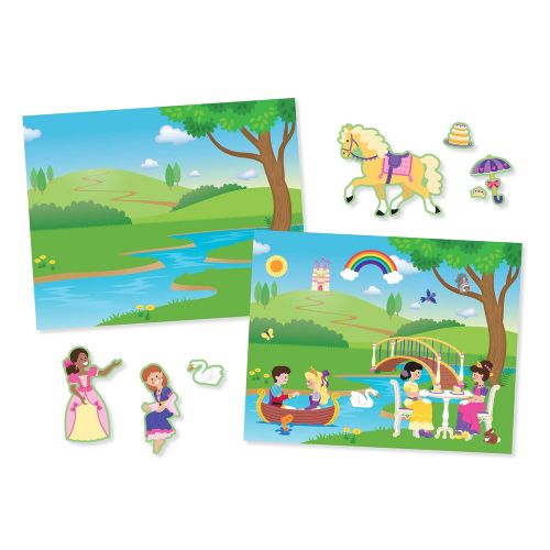  Melissa & Doug Reusable Sticker Pads Set: Fairies, Princess Castle, Play House, Dress-Up - 680+ Stickers