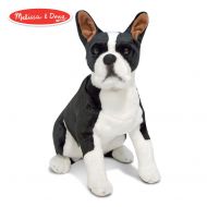 Melissa & Doug Giant Boston Terrier - Lifelike Stuffed Animal Dog
