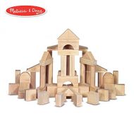 Melissa & Doug Standard Unit Solid-Wood Building Blocks with Wooden Storage Crate (Developmental Toy, 60 pieces, 5.25 H x 12.5 W x 15 L)