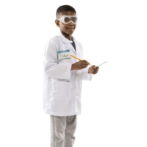  Melissa & Doug Scientist Role Play Costume Set,