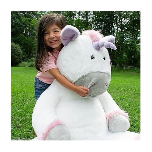  Melissa & Doug Gentle Jumbos Unicorn Giant Stuffed Plush Animal (Sits Nearly 3 Feet Tall) ,36 inches