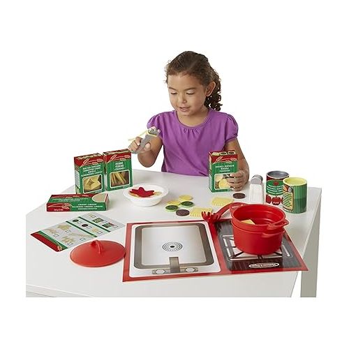  Melissa & Doug Pasta Play Set | Pretend Play | Play Food | 3+ | Gift for Boy or Girl