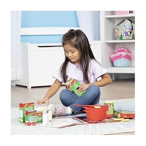  Melissa & Doug Pasta Play Set | Pretend Play | Play Food | 3+ | Gift for Boy or Girl