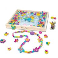 Melissa & Doug Created by Me! Bead Bouquet Deluxe Wooden Bead Set With 220+ Beads for Jewelry-Making, for 4+ years, Multicolor, 9½