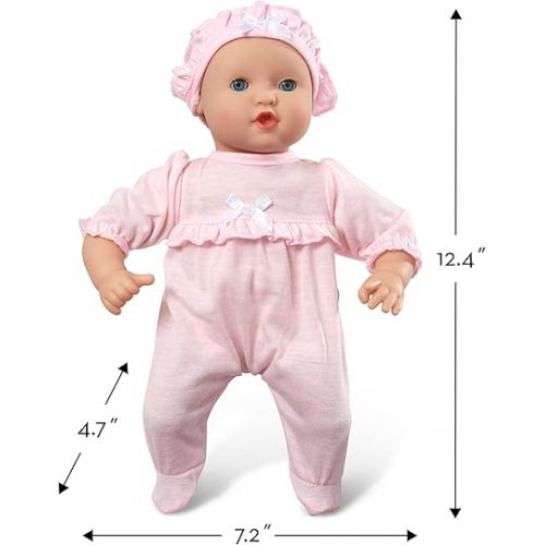  Melissa & Doug Mine to Love Jenna 12-Inch Soft Body Baby Doll (Frustration-Free Packaging, Great Gift for Girls and Boys - Best for Babies, 18/ 24 Month Olds, 1 and 2 Year Olds))