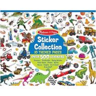 Melissa & Doug Sticker Collection Book: Dinosaurs, Vehicles, Space, and More - 500+ Stickers - FSC Certified