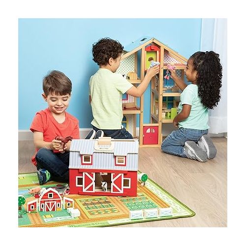  Melissa & Doug Wooden Farm & Tractor Play Set (FFP)