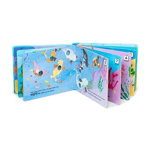  Melissa & Doug Poke-A-Dot Who's in The Ocean: Pop-a-Tronic Board Activity Kit Bundle with 1 Theme Compatible M&D Scratch Fun Mini-Pad (31342)