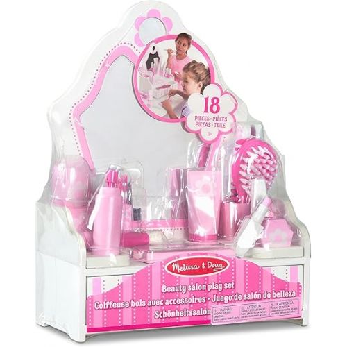  Melissa & Doug Vanity Play Set | Pretend Play | 3+ | Gift for Boy or Girl