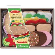 Melissa & Doug Felt Food Sandwich Set | Pretend Play | Play Food | 3+ | Gift for Boy or Girl