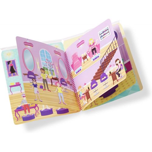  [아마존베스트]Melissa & Doug Puffy Sticker Play Set, Glamour (Reusable Activity Book,196 Stickers, Great for Travel)