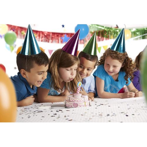  [아마존베스트]Melissa & Doug Triple-Layer Party Cake, Wooden Play Food, Tiered Wooden Cake, Self-Sticking Tabs, Sturdy Construction, 13.5” H x 10.5” W x 2.7” L