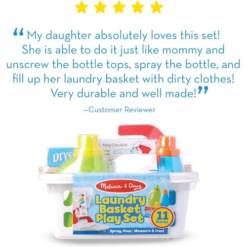  Melissa & Doug Laundry Basket Play Set