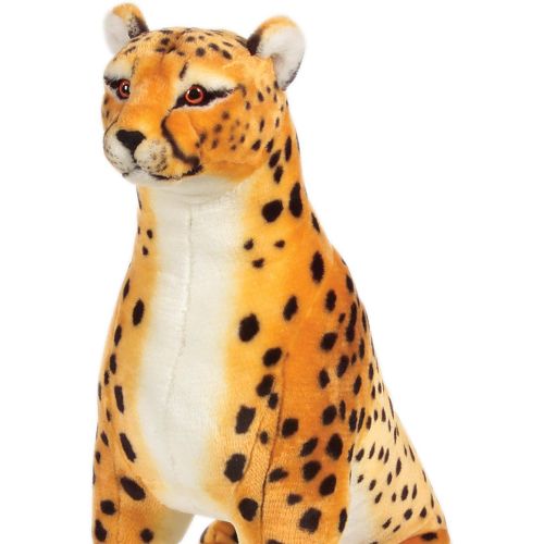  Melissa & Doug Giant Cheetah - Lifelike Stuffed Animal, The Original (Nearly 3 Feet Tall, Great Gift for Girls and Boys - Best for 3, 4, 5, and 6 Year Olds)