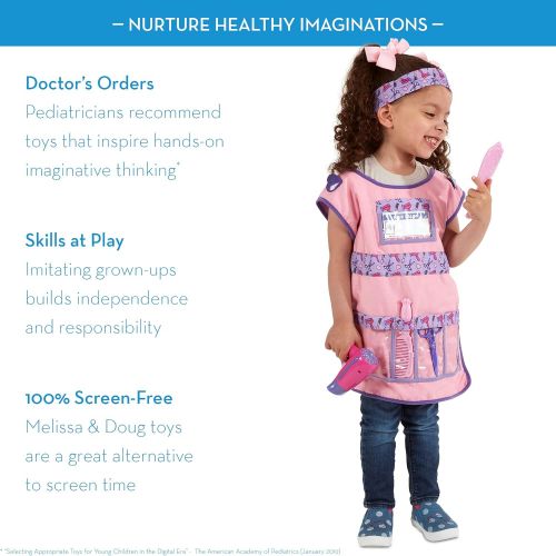  Melissa & Doug Hair Stylist Role Play Costume Set