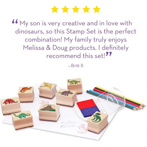  Melissa & Doug Dinosaur Stamp Set