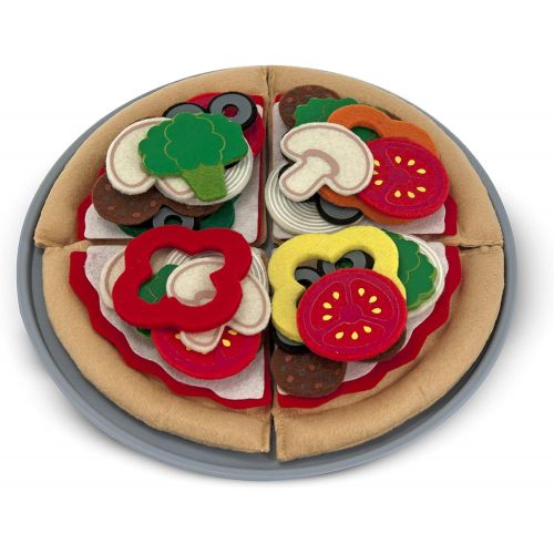  Melissa & Doug Felt Food Pizza Set