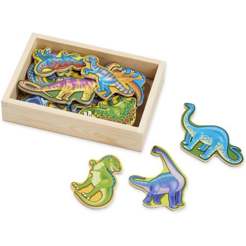  Melissa & Doug Magnetic Wooden Dinosaurs in a Box