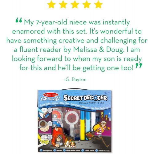  Melissa & Doug Secret Decoder Set