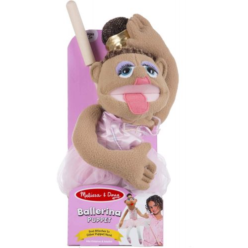  Melissa & Doug Ballerina Puppet - Full-Body with Detachable Wooden Rod for Animated Gestures