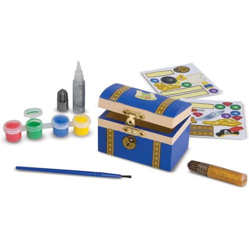 Melissa & Doug Decorate-Your-Own Wooden Pirate Chest Craft Kit