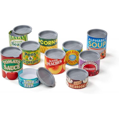  Melissa & Doug Lets Play House Grocery Cans
