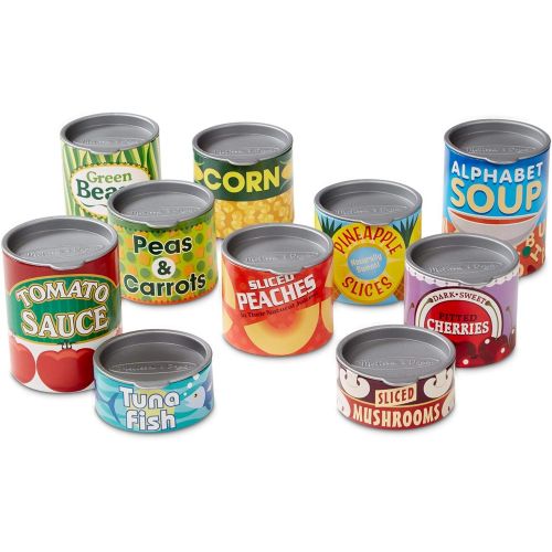  Melissa & Doug Lets Play House Grocery Cans