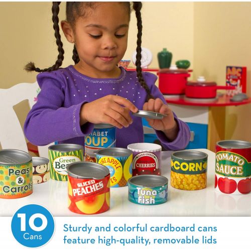  Melissa & Doug Lets Play House Grocery Cans