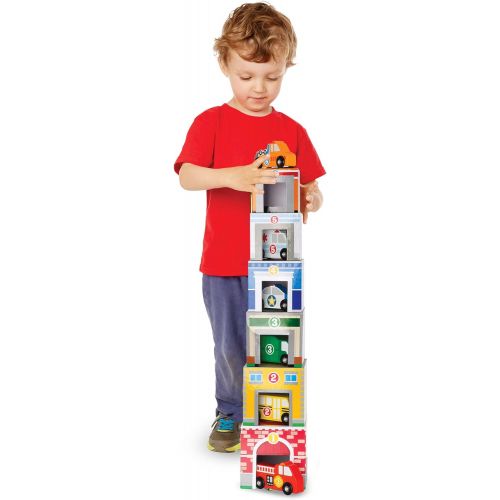  Melissa & Doug Nesting & Sorting Buildings & Vehicles