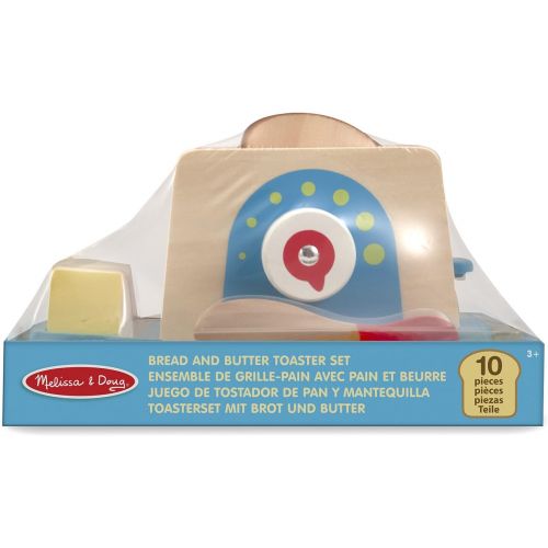  Melissa & Doug Bread and Butter Toaster Set