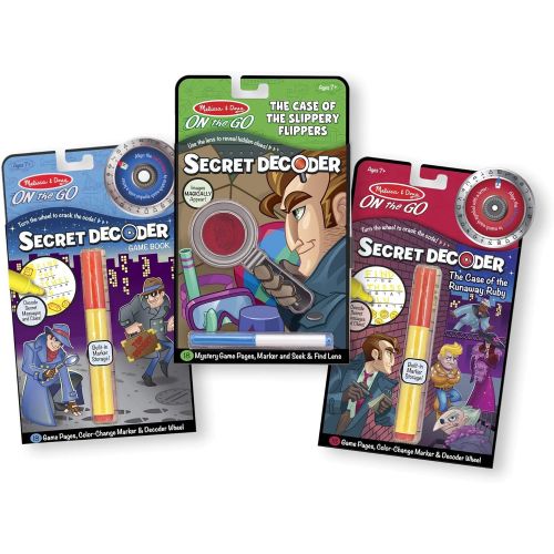  Melissa & Doug Secret Decoder Spy Bundle