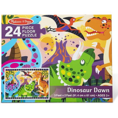  Melissa & Doug 24pc Dinosaur Dawn Floor Puzzle
