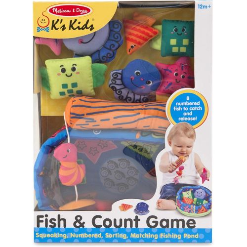  Melissa & Doug Ks Kids Fish and Count Learning Game With 8 Numbered Fish to Catch and Release