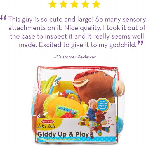  Melissa & Doug Giddy-Up and Play Baby Activity Toy - Multi-Sensory Horse