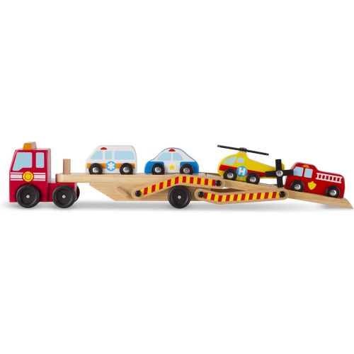  Melissa & Doug Emergency Vehicle Carrier