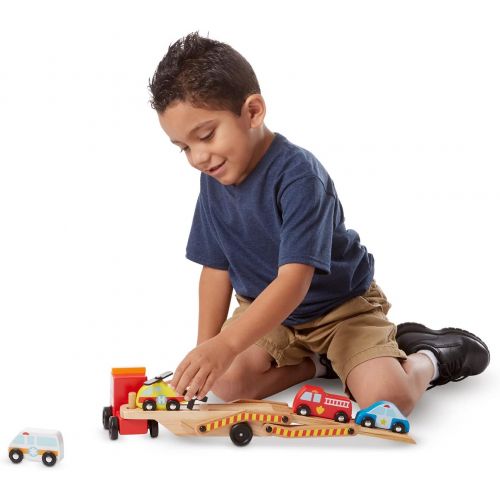  Melissa & Doug Emergency Vehicle Carrier